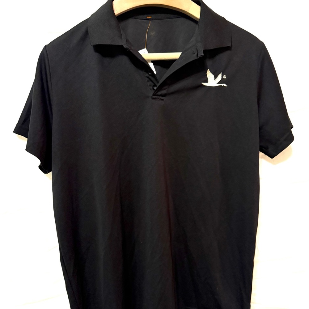 Wawa XL Unisex Uniform Polo Shirt Short Sleeve Gas Station Black